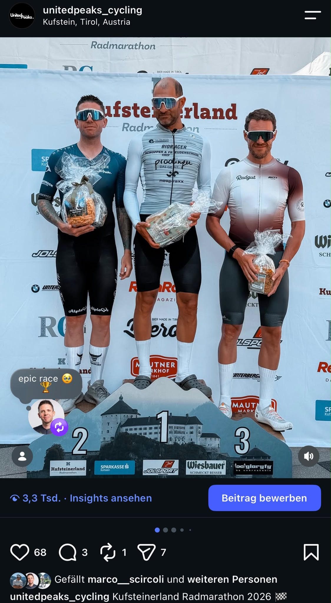 United Peaks Instagram Impression